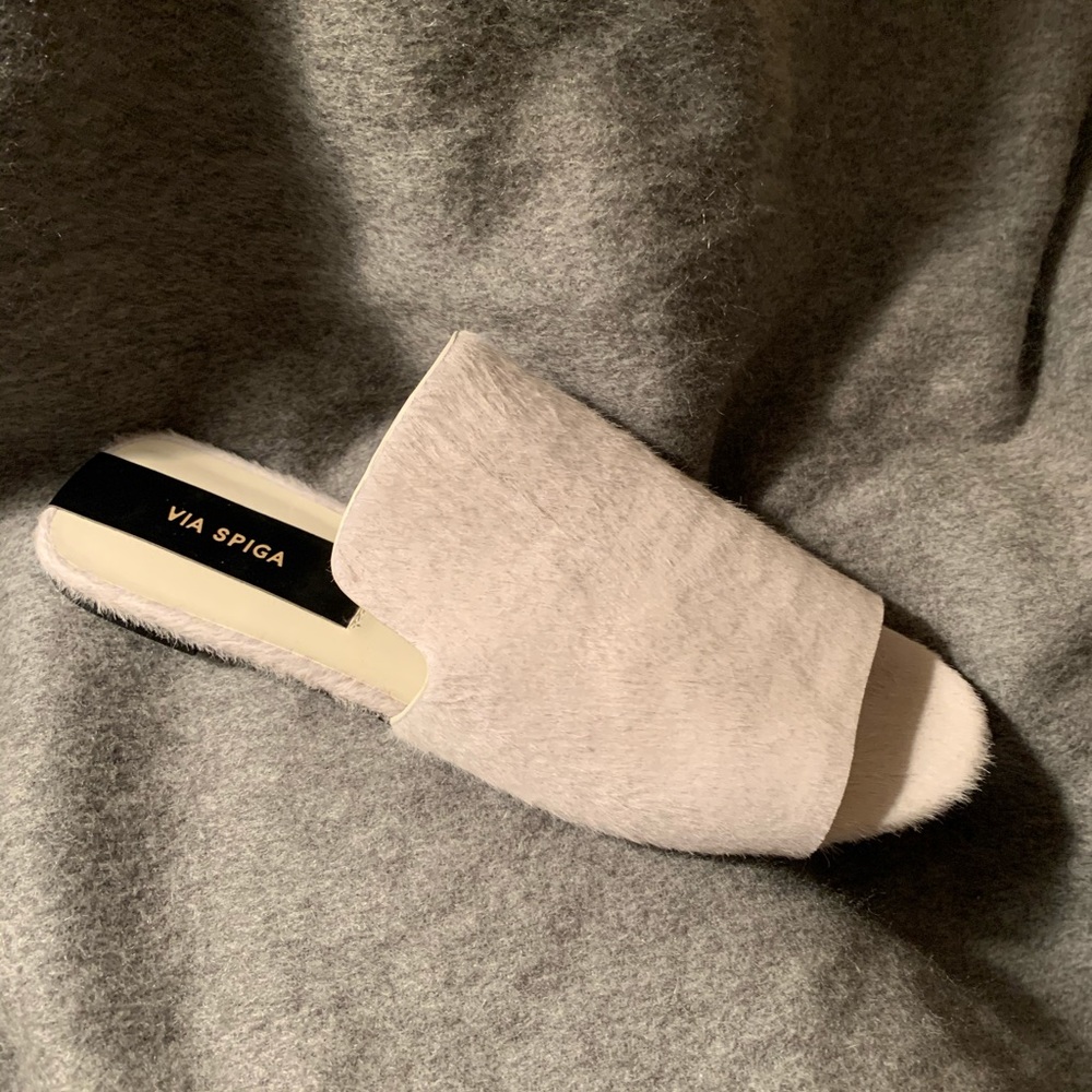NWOT Via Spiga Open Toe Mule 🤍